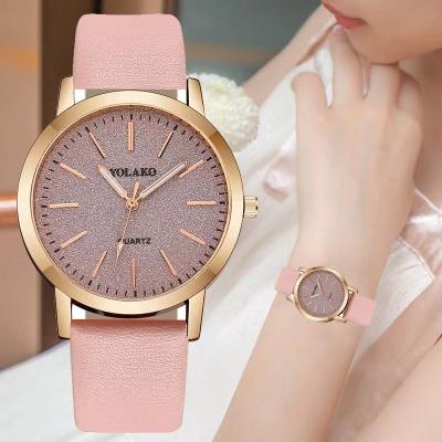 China Luxury Brand Leather Quartz Watch Ladies Fashion Watch Women Wristwatch Clock Relogio Feminino à venda