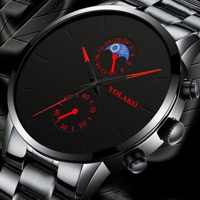 중국 2021 Men Watches Luxury Famous Calendar Quartz Watch Mesh Belt Calendar Watch Men Business Quartz Watch Relogio Masc 판매용