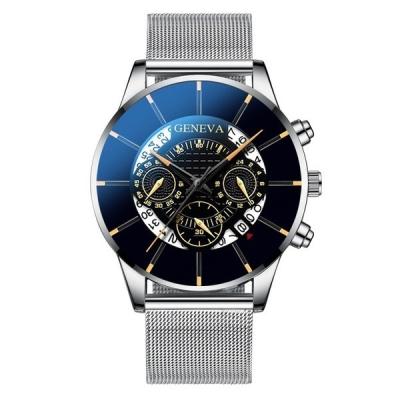 Κίνα Fashion Business Calendar Quartz Watch Mesh Belt Analog Quartz Watches Relogio Masculino Wrist Watches Fo προς πώληση