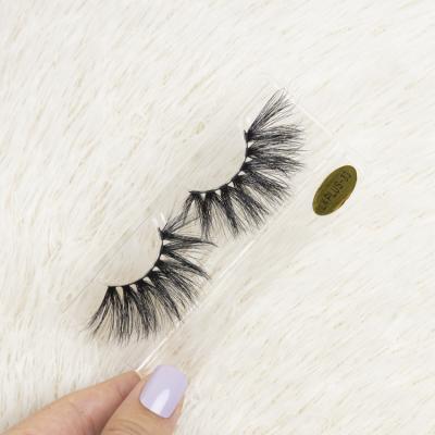 China Best selling 2020 natural soft long style soft 3d mink lashes 3d mink eyelashes 25mm pink custom seller streak boxes for sale