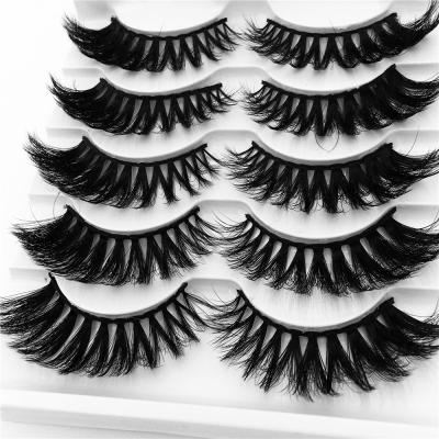 China Natural Soft Eyelash Customized Boxes Seller 3D Mink Eyelash Extensions 25mm Packaging Synthetic False Mink Eyelash for sale