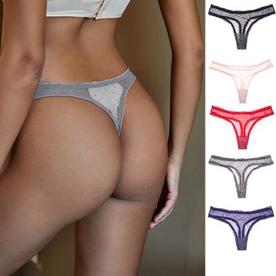 China Sexy Thong Antibacterial Plus Size Women Seamless Thongs Panties for sale