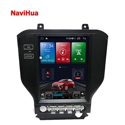 China GPS NAVIHUA GPS Car Radio DVD Player Gps Navigation For Ford For Mustang Stereo Touch Screen Head Unit For Tesla Carplay Android 10 128G for sale