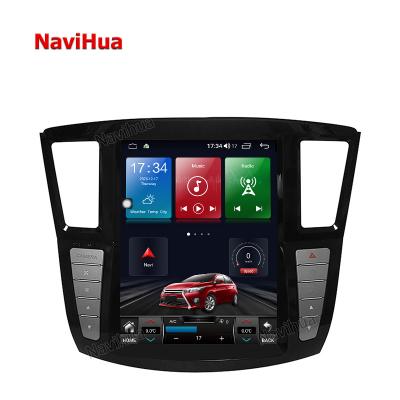 China GPS NAVIHUA GPS Multimedia Touch Screen Car Video For Infiniti QX60 2014-2019 Android System 10.0 Car DVD Player For Tesla Vertical for sale