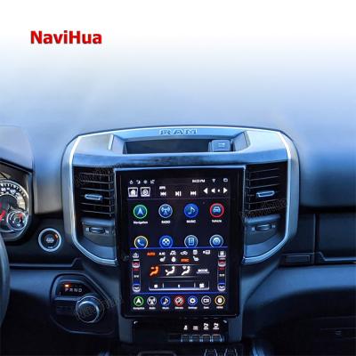 China GPS NAVIHUA Factory Price Android Car DVD Player For Dodge For Ram Upgrade Stereo Navigation New For Tesla Carplay 8 Core 4G SIM for sale