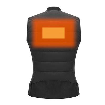 China Oversized Unisex Heating Windproof Duty Vest Usb Heated Vest With Battery Heated Vest for sale