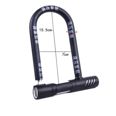 China High Strength Material Anti-Hydraulic Electric Motorcycle Lock Shear Anti-shear Mountain Bike U-lock Bicycle Anti-theft Lock for sale