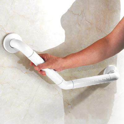 China Modern Bathroom Bathtub Toilet Railing Arm Safe Shower Grab Bar Rail Handle Bar V-Shape Handle Bar For Elderly Helper for sale