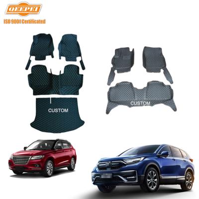 China Qci155 Qci156 PVC Custom Car 3d Waterproof Leather Floor Mats Car For Toyota Corolla or Haval for sale