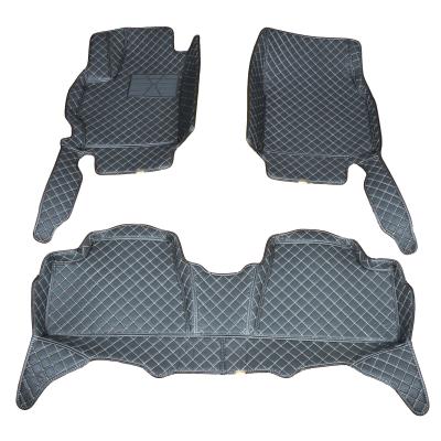 China QCI155 3D Luxury Custom PVC Flooring Pads / Anti Slip Leather Car Floor Mats Set For Toyota Corolla for sale