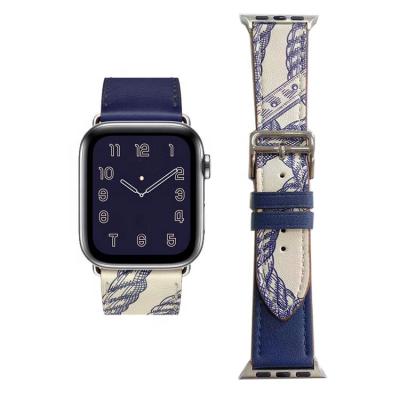 China Good 2019 Fit Fashion Men's and Women's Classic Leather Decorative Watch Bands for Apple Watch for sale