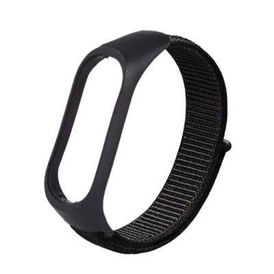 China Newcomer flexible elastic nylon smart watch band for xiaomi MI band 5 nfc for sale