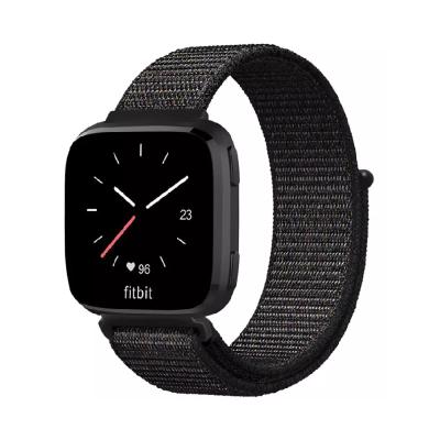 China Premium Band Replacement Smart Watch Nylon Strap For Fitbit Versa for sale