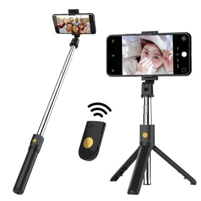 China Video Camera 3 in 1 Wireless Stick Mini Tripod Pocket Phone Holder Extendable Selfie Remote for sale