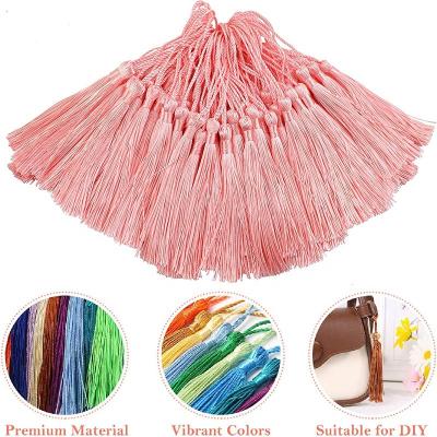 China Cellphone 8cm Polyester Tassel Fringe clothing accessories tassel fringe Trim tassel pendant for curtains jewelry DIY Home Decor for sale