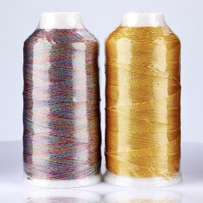 China Low Shrinkage 6 Strands Metallic Weaving Thread Shiny Effect Jewellery Threads DIY Crafts Bracelet String Stitch Weave Yarn for sale