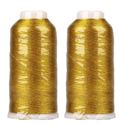 China Low Shrinkage China Factory Gold & Silver Metallic Thread For Garment Sewing Metallic Yarn Accept Custom for sale