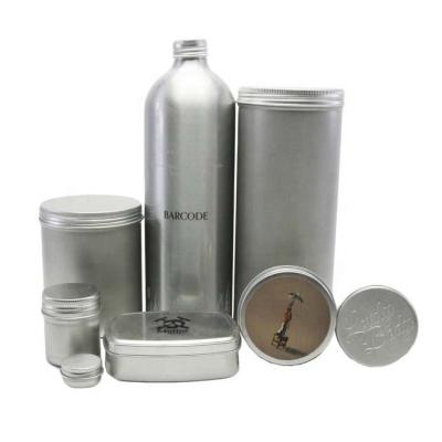 China 5g 10g 15g 25g 30g 50g 80g 100g 120g 150g 200g 250g 300g 500g cosmetic cream aluminum jar with lid for sale