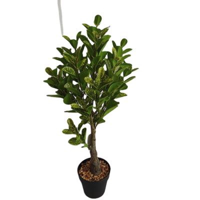 China New Design Eco-friendly Artificial Plant 70cm 198 Branches Pot Banyan Bonsai Plants for sale