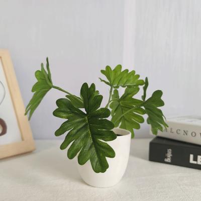 China High Quality Touch Eco-friendly Real Artificial Potted Plants Decorative Artificial Bonsai Plants Small Plant For Sale for sale