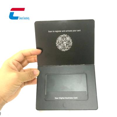 China Recyclable Custom Luxury Business Card Gift Box Credit Card Gift Voucher Box for sale