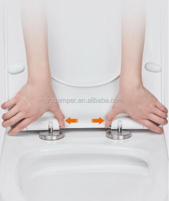 China Soft Narrow Children's Toilet Seats Stainless Steel Toilet Seat Hinges Gas Spring for sale