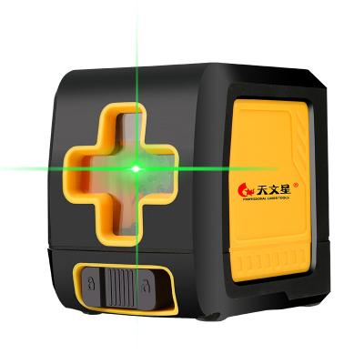 China Self-Leveling Green Laser Nivel Laser 360 Cross Level Green Vertical Horizontal Beam 75*65*75mm for sale