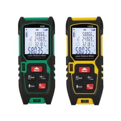 China Manufacturer 40m 60m 80m Digital Laser Distance Meters Measuring Tool Laser Rangefinder Professional Accurate 100m Rangefinder for sale