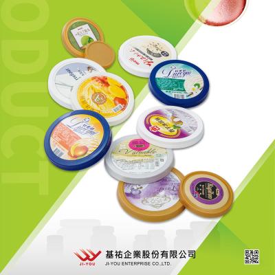 China Custom Logo Frozen Iml Plastic Ice Cream Packaging Cup 1 Liter Pilfer Proof IML Lid Ice Cream Packing Cup for sale