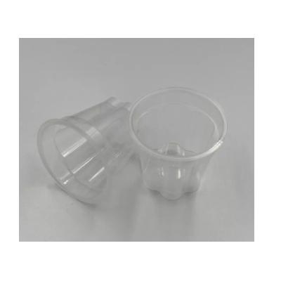 China Single wall transparent plastic cup for pudding for sale