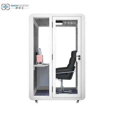 China Charmant (height) Design Adjustable Special Indoor Pod Meeting Design Private Office Soundproof Booth With TV Screen for sale