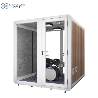 China Modern Quiet Private Apartment Building Backyard Office Space OEM Acoustic Soundproof Prefab Work Pod Indoor Office for sale