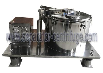 China Top Discharge Vertical Basket Centrifuge For Alcohol Extraction for sale