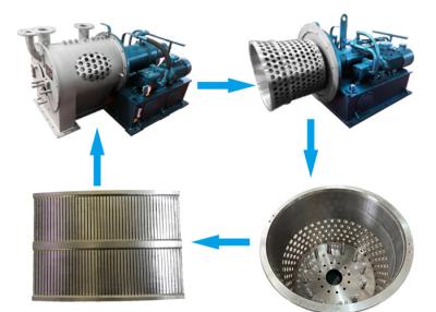 China Sieb-Segment ähnlich Ferrum für 2 Stadiums-Schieber-Zentrifuge, große Kapazität zu verkaufen
