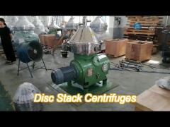 automatic discharge vegetable oil separator / disc stack centrifuges