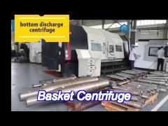 pull bag lifting discharge fine particles peeler basket centrifuge