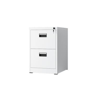 China (Height)Adjustable Office Equipment 2 Drawers Metal Cabinet Storage Filing Cabinet Steel File Cabinets for sale