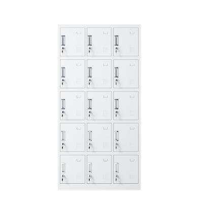 China Cheap Gym Metal Locker (Size) 15 Adjustable Steel Wardrobe Metal Clothes Rack Locker for sale