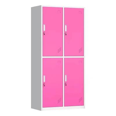 China Gym Office/Cloakroom Locker School Mobile Colorful Metal Storage Clothes Furniture Steel Lockers Cabinet Wardrobe Steel Cabinet for sale