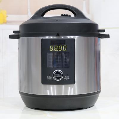 China Hotel Hot Selling Multifunctional Adjustable Panel Stainless Steel Digital Programmable Electric Pressure Cooker for sale