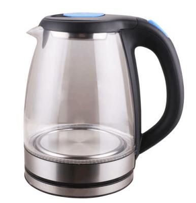 China 360 Glass Kettle 1.8l Degree Base Quick Rotating Electric Kettle Wholesale Transparent Glass Kettle for sale