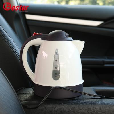 China Hot Selling Travel Coffee Mug Kettle Car Hot Water Kettle Electric Heating Intelligent Heating Mug Boil-dry Protection 12v 24v for sale