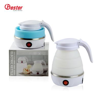 China Silica Gel Collapsible Travel Collapsible Kettle for sale