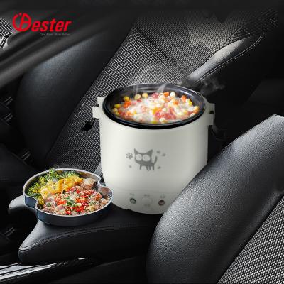 China Portable 24v mini household for car charger car electric rice cooker for sale