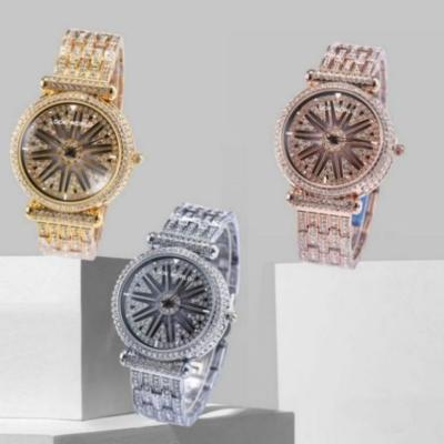 China Chronograph September Sale Factory Supply Brand Women Ladies Rhinestone Relogio Feminino Relogio for sale