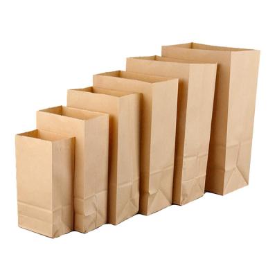 China Recyclable Custom Take Away Fast Food Kraft Paper Bag for sale