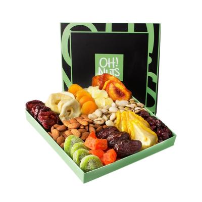 China Disposable Custom Printed Luxury Wedding Favors Bridesmaid Food Takeaway Packaging Dried Fruit Diwali Empty Gift Paper Box For Dried Fruit for sale