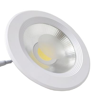 China Modern Indoor Smart LED Ceiling Light Round Recessed LED COB Downlight for sale