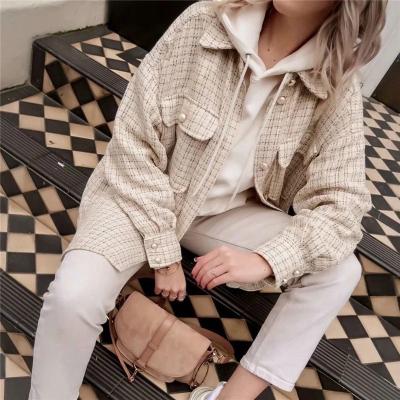 China European and American Clothing Autumn New Wholesale Shirt Plaid Border Anti-wrinkle Coat for sale