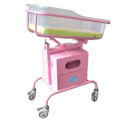 China Luxury Contemporary Medical Equipment Hospital Baby Crib Trolley or Baby Cradle en venta